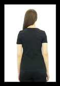 Zebra Baskılı Siyah T-Shirt thumbnail 4