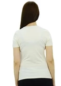 Zebra Baskılı Krem T-Shirt thumbnail 4