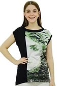 Siyah Yeşil T-Shirt thumbnail 1