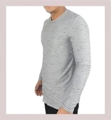 Gri Siyah Geçişli T-shirt thumbnail 2