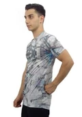 Renkli Erkek T-shirt 10159 thumbnail 3