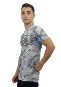 Renkli Erkek T-shirt 10159 thumbnail 2