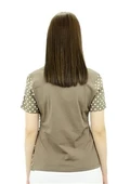 Puantiyeli Yeşil T-Shirt thumbnail 4