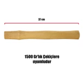 Eltos Çekiç Sapı 1500 Gr Ergonomik Ahşap Sap 37 cm thumbnail 2