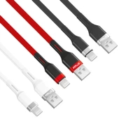 FitPlus Premium PS-302 Lightning Data/Şarj Kablosu 2.4A 1mt thumbnail 1