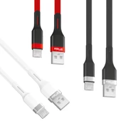 FitPlus Premium PS-301 Micro USB Data/Şarj Kablosu 2.4A 1mt thumbnail 1