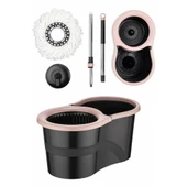 Urve Microfiber Süper Mop Set 360 Pembe thumbnail 4