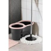Urve Microfiber Süper Mop Set 360 Pembe thumbnail 1