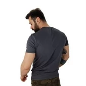 Basic Antrasit Erkek T-Shirt thumbnail 4