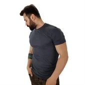 Basic Antrasit Erkek T-Shirt thumbnail 2