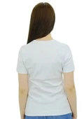 Baskılı Beyaz T-Shirt thumbnail 3