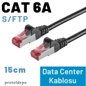 IRENIS CAT 6A Kablo, S/FTP Ethernet Data Center Patch Kablo, 15cm thumbnail 2