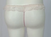 ASM0231 Bayan Pembe Dantel  Boncuk O Gece String thumbnail 6