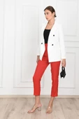 Kadın Astarlı Blazer Ceket 0101-22 thumbnail 6