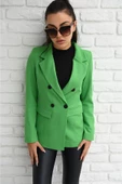 Kadın Astarlı Blazer Ceket 0101-22 thumbnail 11