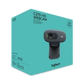 LOGITECH C270 HD WEBCAM-SİYAH 960-001063 thumbnail 4
