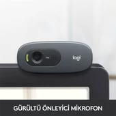 LOGITECH C270 HD WEBCAM-SİYAH 960-001063 thumbnail 2