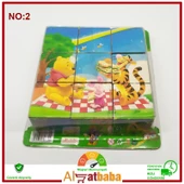 Ahşap 9 Parça  Yapboz Küp Puzzle thumbnail 7