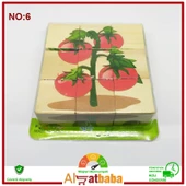 Ahşap 9 Parça  Yapboz Küp Puzzle thumbnail 3