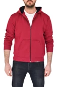 Erkek Bordo Kapüşonlu Sweat KLM001 thumbnail 1
