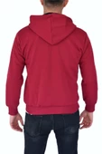 Erkek Bordo Kapüşonlu Sweat KLM001 thumbnail 6