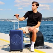 Biggdesign Ocean Lacivert Küçük Boy 20" Valiz thumbnail 10