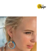 Anemoss Mavi Bronz Küpe thumbnail 6