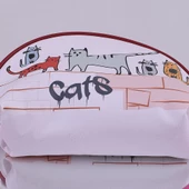 Biggdesign Cats Deri Makyaj Çantası thumbnail 7