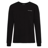 Columbia M CSC Basic Crew Erkek Siyah Sweatshirt CS0204-010 thumbnail 1