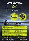 Dynamic E1 Elektrikli Scooter thumbnail 1