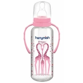 Hanymish 402 Kulplu Cam Biberon 240 ml thumbnail 3