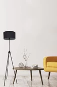 D-light Silindir Başlıklı Antrasit Metal Lambader thumbnail 1