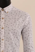 Uzun Kol Slim Fit Desenli Gömlek thumbnail 9