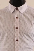 Uzun Kol Slim Fit Desenli Gömlek thumbnail 12
