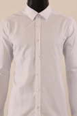 Uzun Kol Slim Fit Çizgili Gömlek thumbnail 3