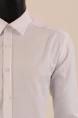 Uzun Kol Slim Fit Çizgili Gömlek thumbnail 5