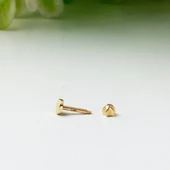 14 Ayar Altın Tragus Piercing Küpe thumbnail 3