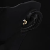 14 Ayar Altın Piercing Tragus Küpe thumbnail 2