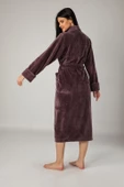 Mor Yaka Pitikare Bambo Cotton Bayan Bornozu thumbnail 2