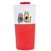 Biggdesign Cats 450 Ml Plastik Mug thumbnail 1