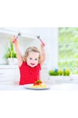 Babyjem Paslanmaz Çelik Çatal Kaşık Seti / Pembe thumbnail 2