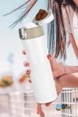 Beyaz Çelik Termos Matara 500 Ml thumbnail 1
