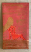 Kadın Nü Yağlı Boya Kanvas Tablo 70x40cm thumbnail 3