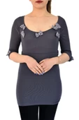 Kadın U Yaka Kadın Sweatshirt PG-3698 thumbnail 1