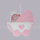Pusette Bebek Keçe Kapı Süsü 30x30cm thumbnail 3