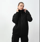 Nors Njord Kapüşonlu Sweatshirt Siyah thumbnail 9