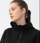 Nors Njord Kapüşonlu Sweatshirt Siyah thumbnail 5