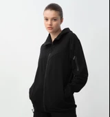 Nors Njord Kapüşonlu Sweatshirt Siyah thumbnail 6