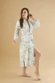 Jakarlı Lakoste Bambu Cotton Bayan Sabahlık thumbnail 4