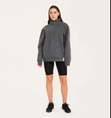 Nors Vanir Basic Yarım Fermuarlı Polar Sweatshirt Gri thumbnail 5